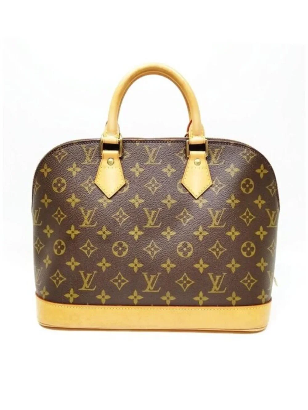 Authentic Louis Vuitton Alma Monogram Satchel Handbag